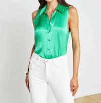 L'Agence - Emmy Sleeveless Blouse