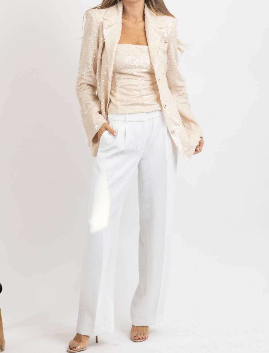 Fore Collection - Emre Blazer And Strapless Tube Set