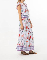 Bindu - Nour Cotton Midi Skirt