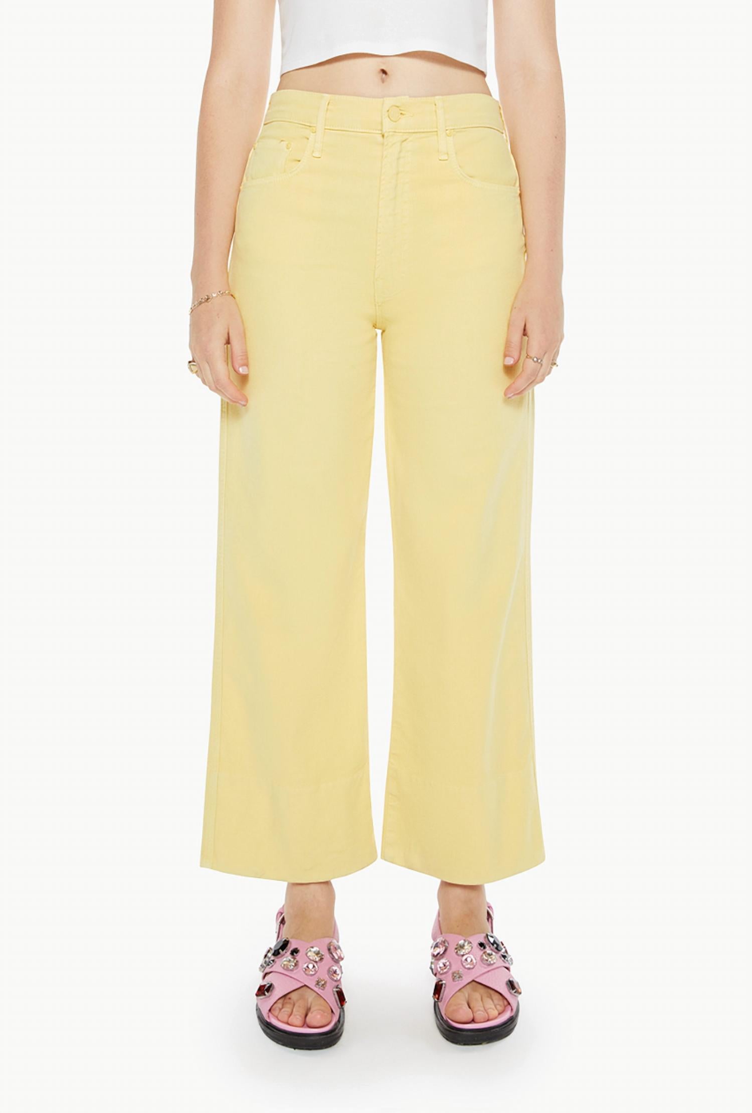 Mother - Maven Wide Hem Ankle Jeans