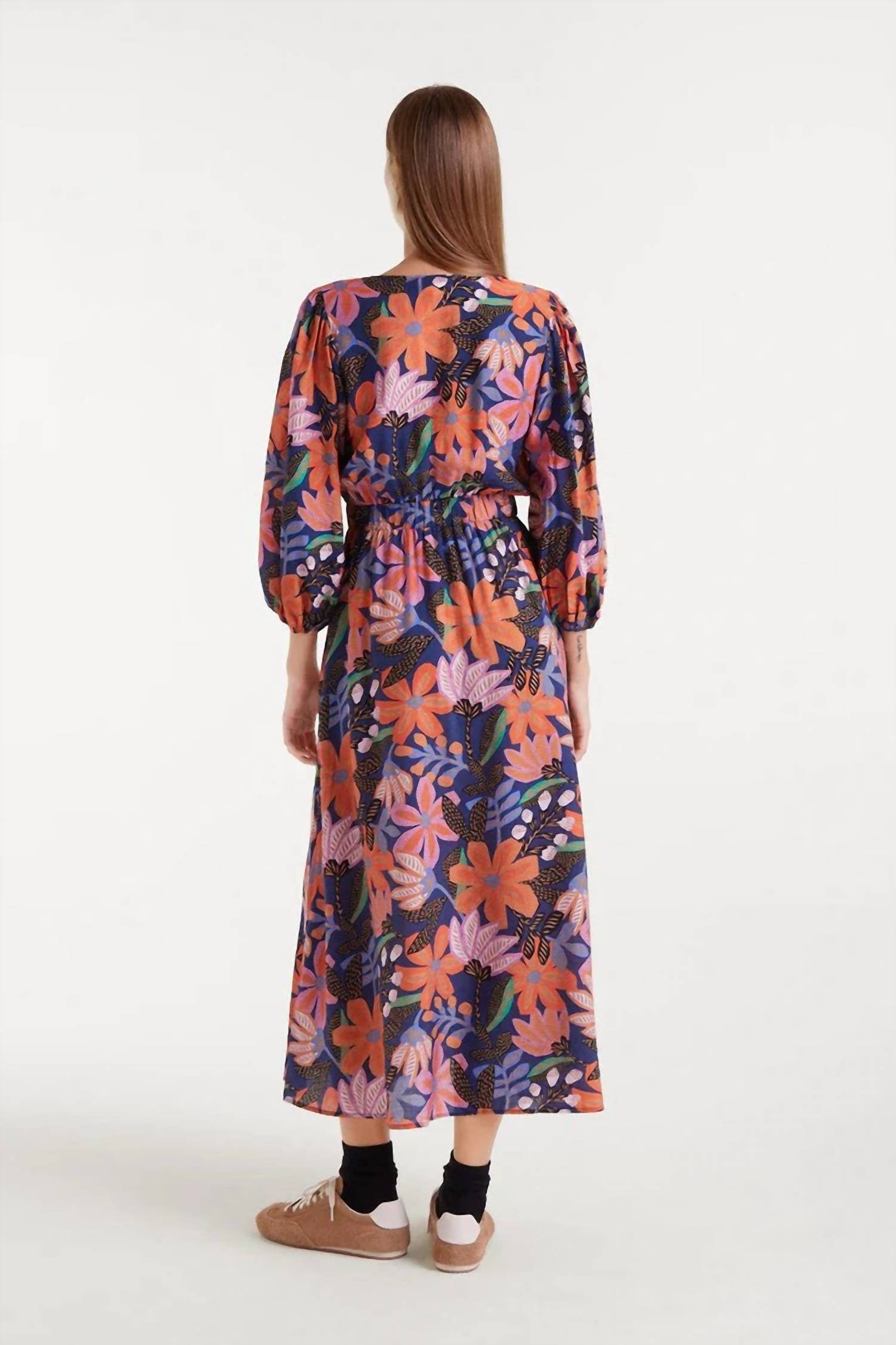 Compania Fantastica - Long Lightweight Crepe Dress