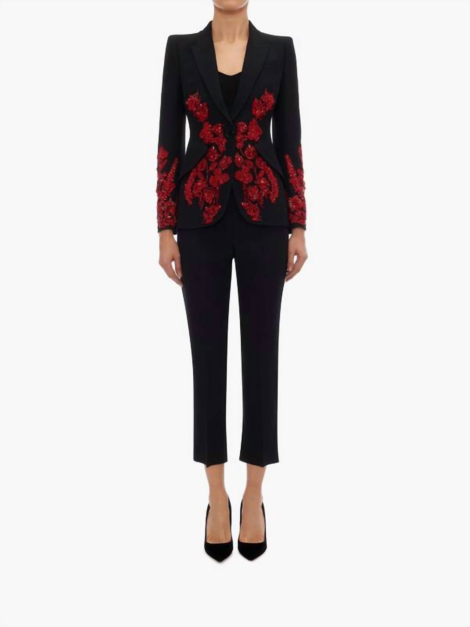 Alexander Mcqueen - Cigarette Wool Mohair 1000 Trousers Pants