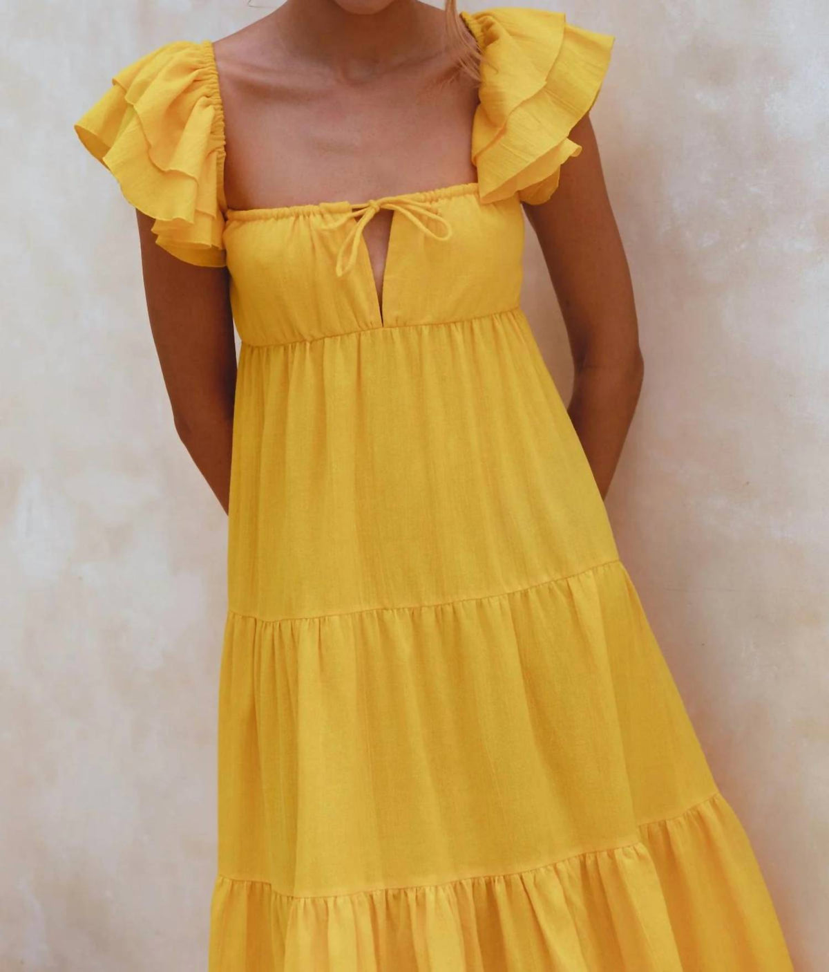 Bali Elf - Nymph Bohemian Linen Maxi Dress