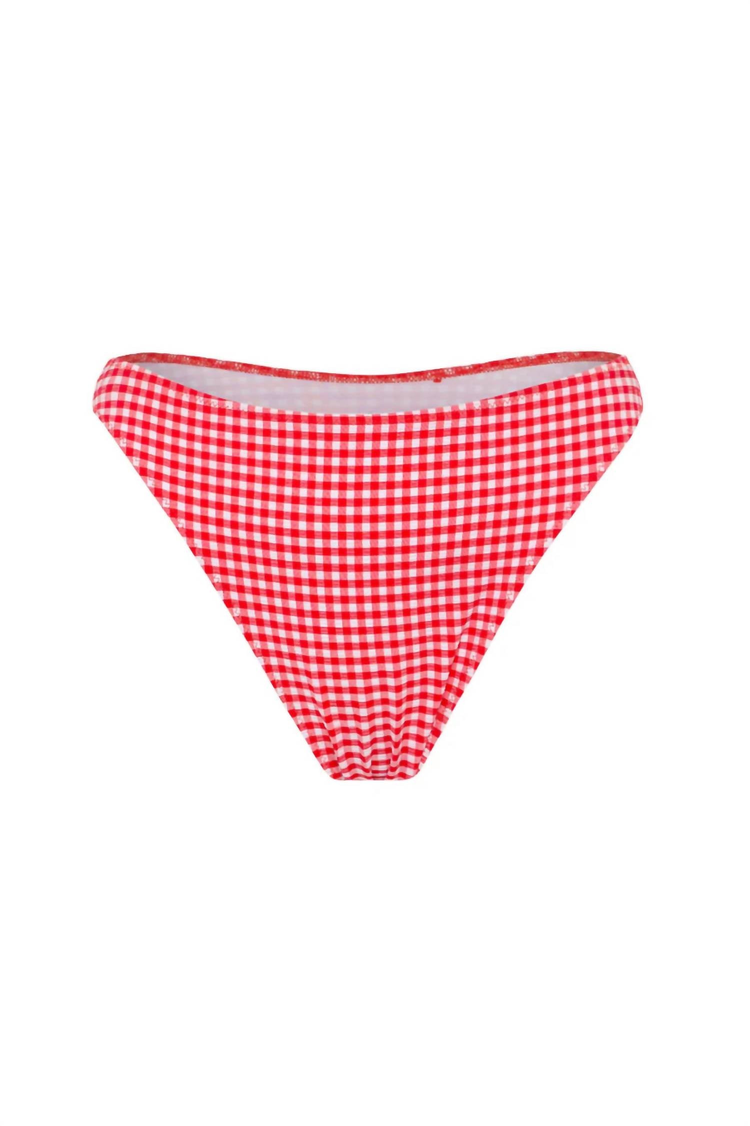 Em On Holiday - Women's Gingham Bikini Set Swimsuit