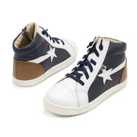 Oldsoles - Boy's Shoot High Casual Sneaker