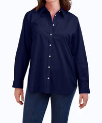 Foxcroft - Boyfriend Stretch No Iron Tunic Top