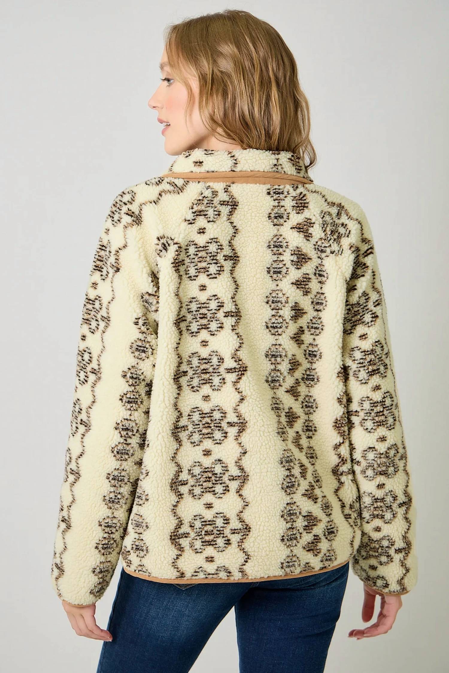 Mystree - Printed Fleece Jacket