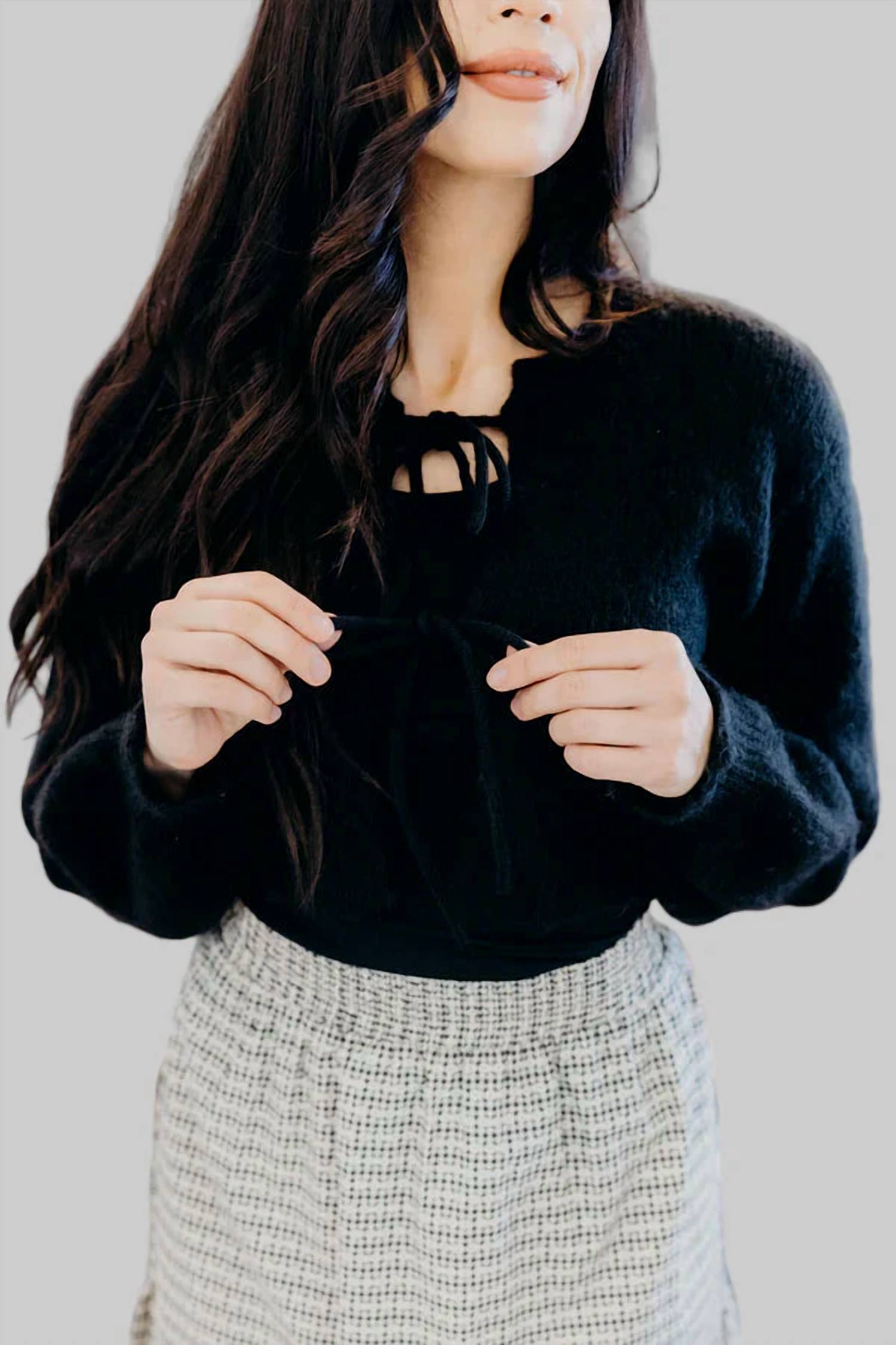 Mikarose - Bow Front Cardigan