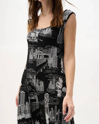 Joseph Ribkoff - Printed Sleeveless Culotte Jumpsuit
