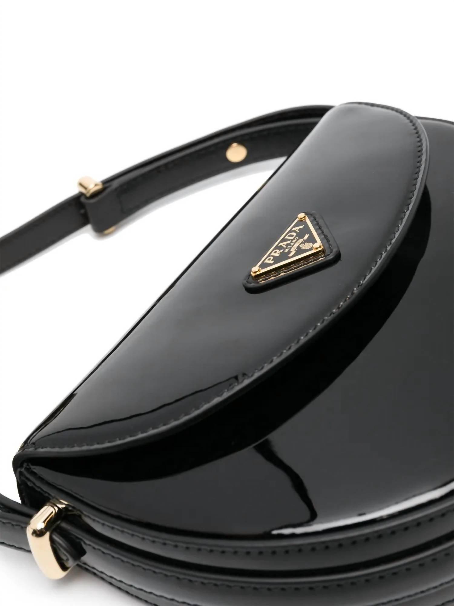 Prada - Women's Patent Leather Crossbody Bag