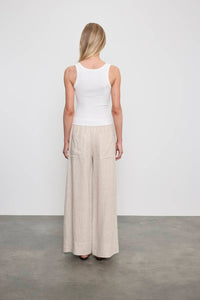 Enza Costa - LINEN CROPPED SUMMER PANT