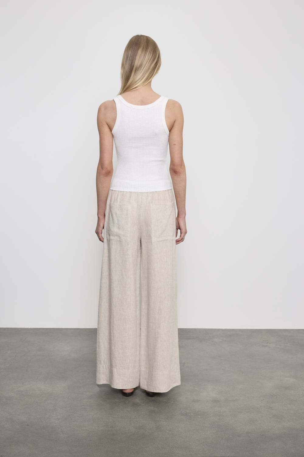 Enza Costa - LINEN CROPPED SUMMER PANT