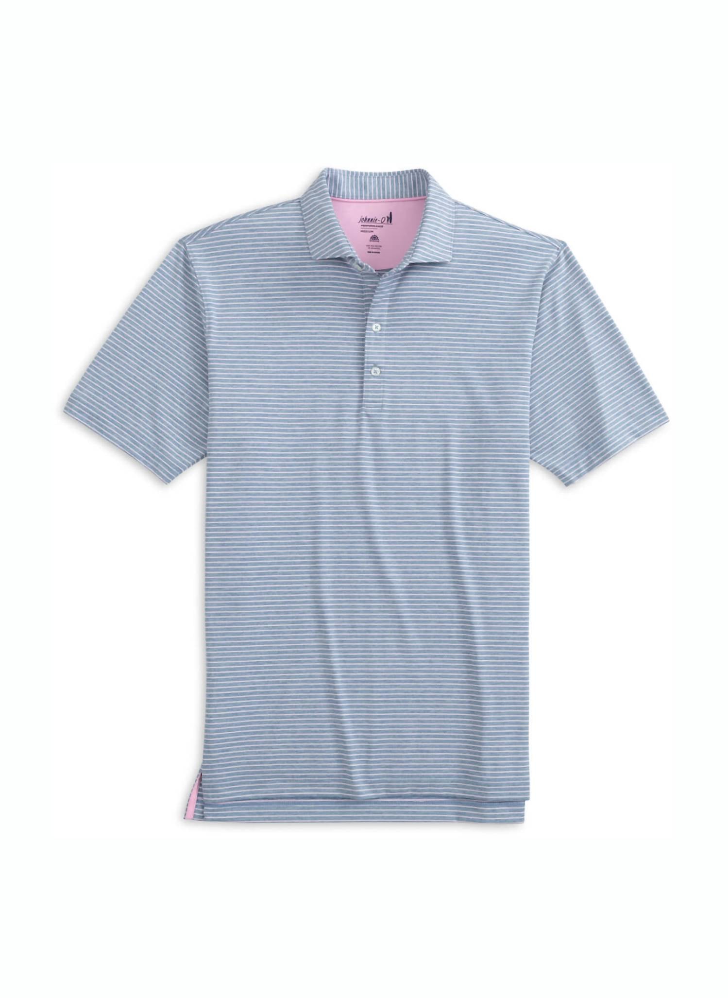 Johnnie-O - Performance Jersey Polo - Michael Stripe