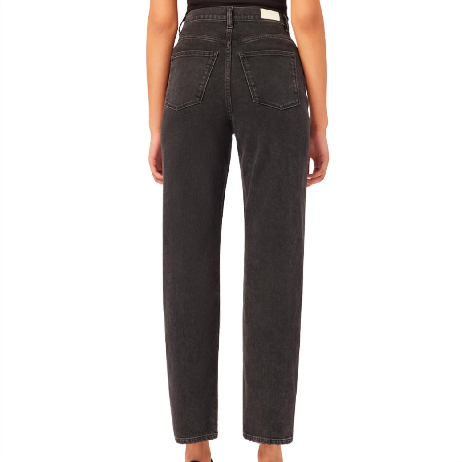 DL1961 - Women's Women's Enora Cigarette High Rise Jean in nightshade - women's pants - detail view