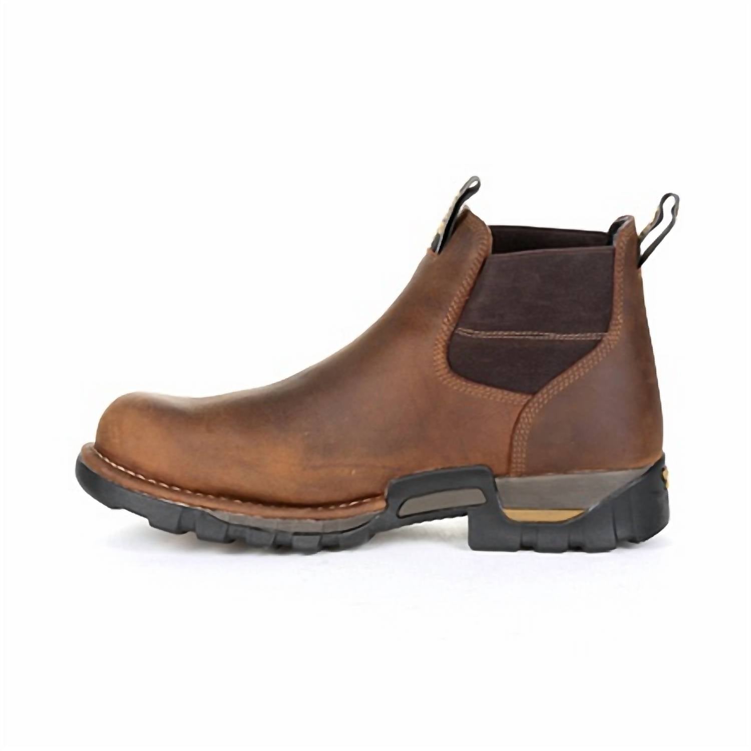 Georgia Boot Men's Eagle One Safety Toe Chelsea Boot in brown - men's boots - view 6