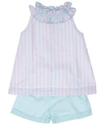 The Oaks Apparel - Delia Stripe Short Set