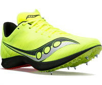 SAUCONY Men's Velocity Mp Race Shoe in 05 citron black - men's shoe