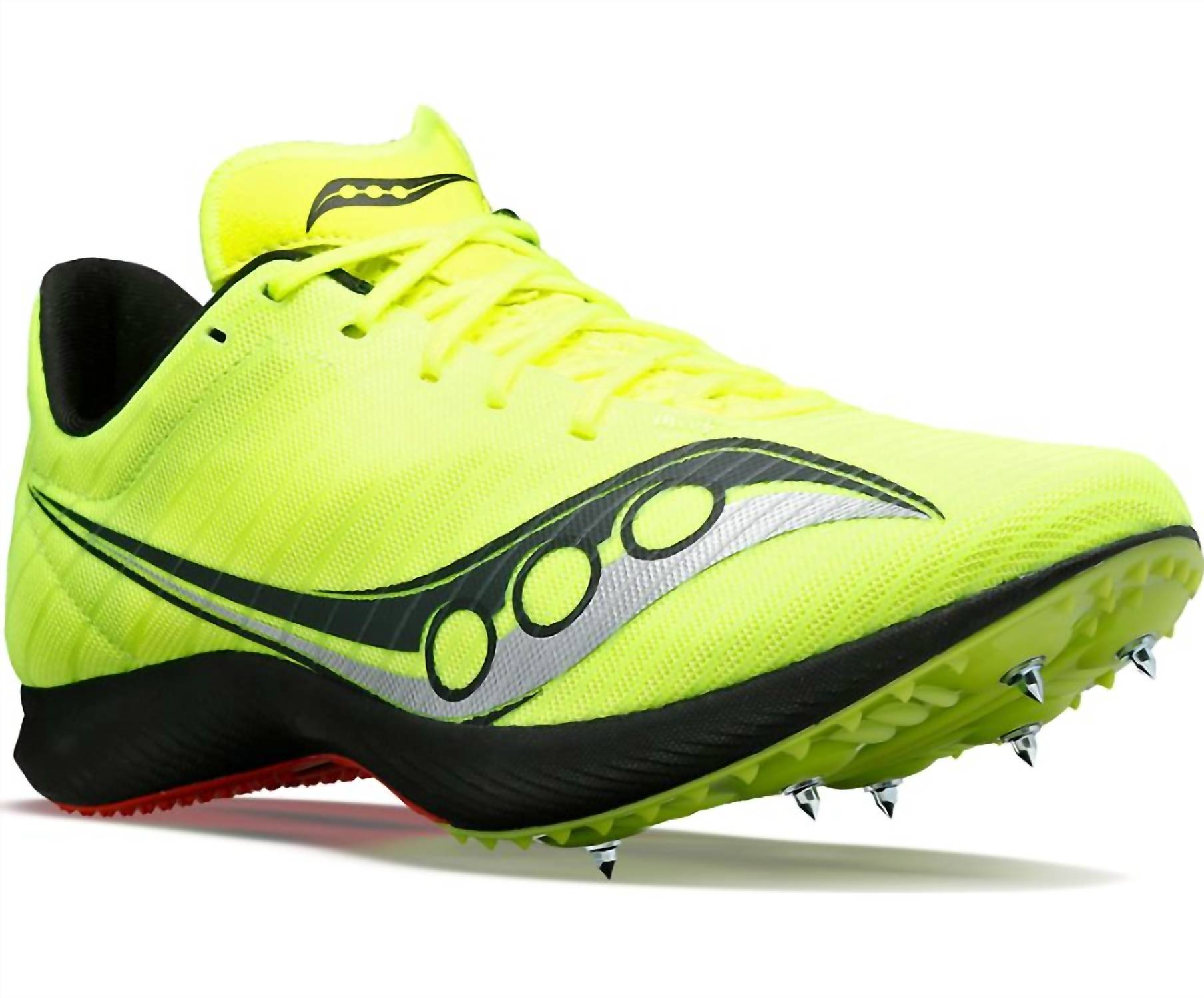 SAUCONY Men's Velocity Mp Race Shoe in 05 citron black - men's shoe