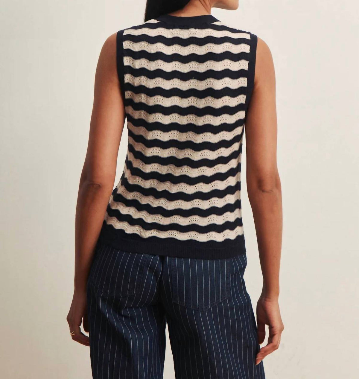 Sanctuary - Everyday Chevron Knit Shell Top