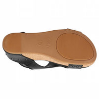 Corkys Footwear Women's Carley Sandals in black smooth - women's sandal - view 4