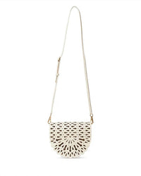 Simkhai - Women's Mccall Laser Cut Leather Saddle Bag