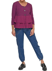 Tulip Clothing - Cherub Scoop Neck Cardigan