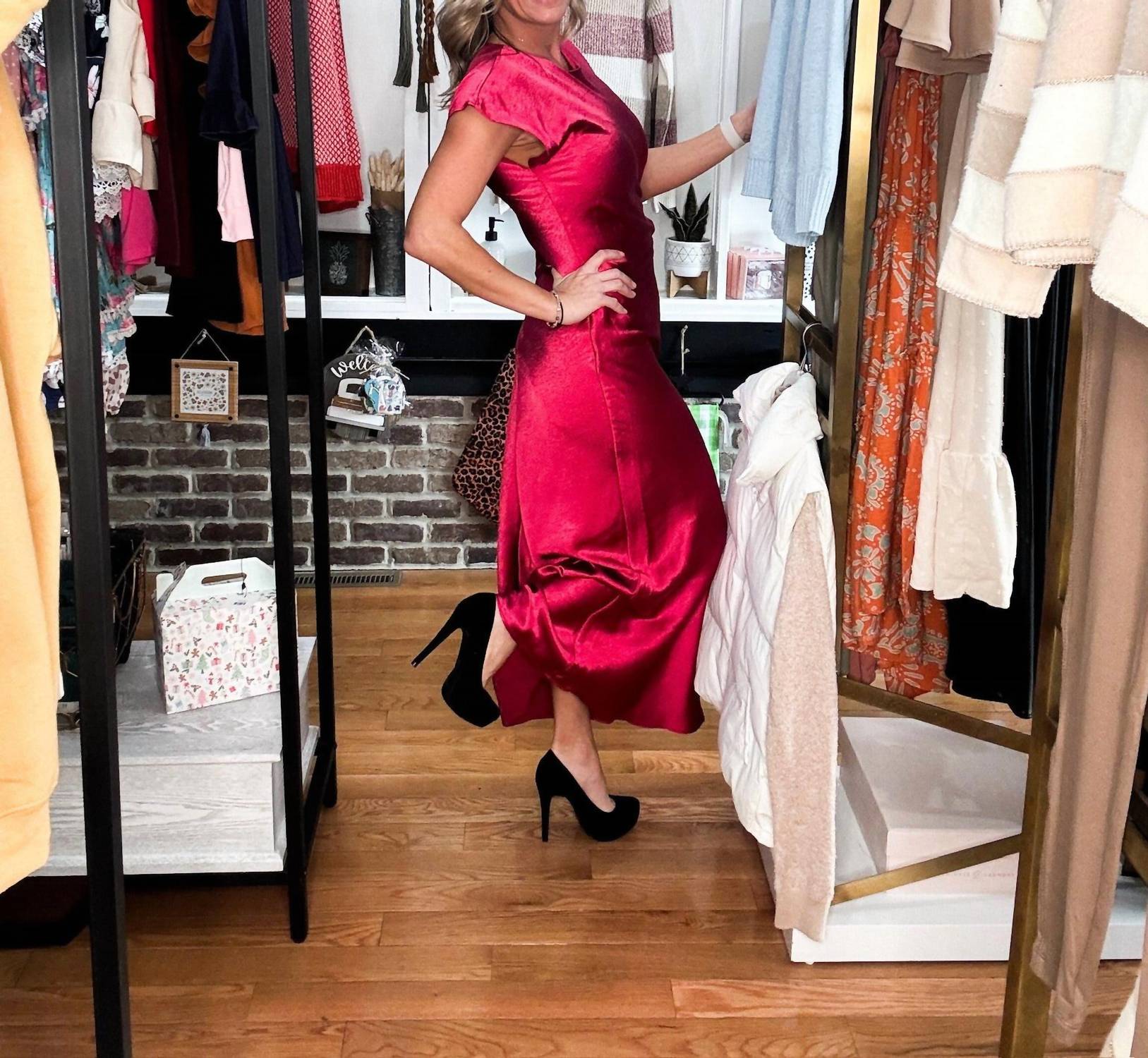 And The Why - Holiday Satin Gown