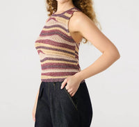 STEVE MADDEN Hannah Tank Top in rust - women's tank top - alternate view