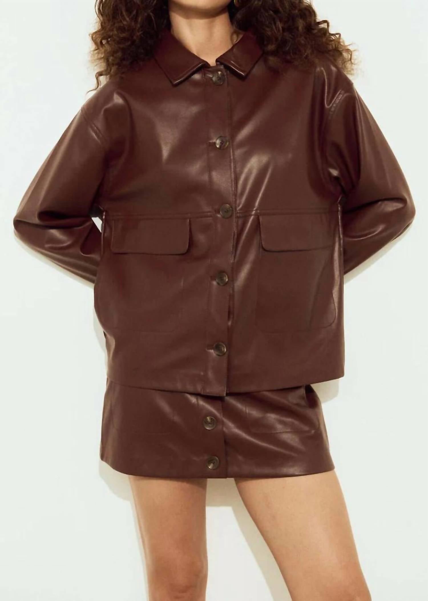 Minkpink - Faux Leather Jacket
