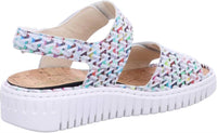 Waldlaufer Women’s Willow Wedge Sandal in multi - women's sandal - view 5