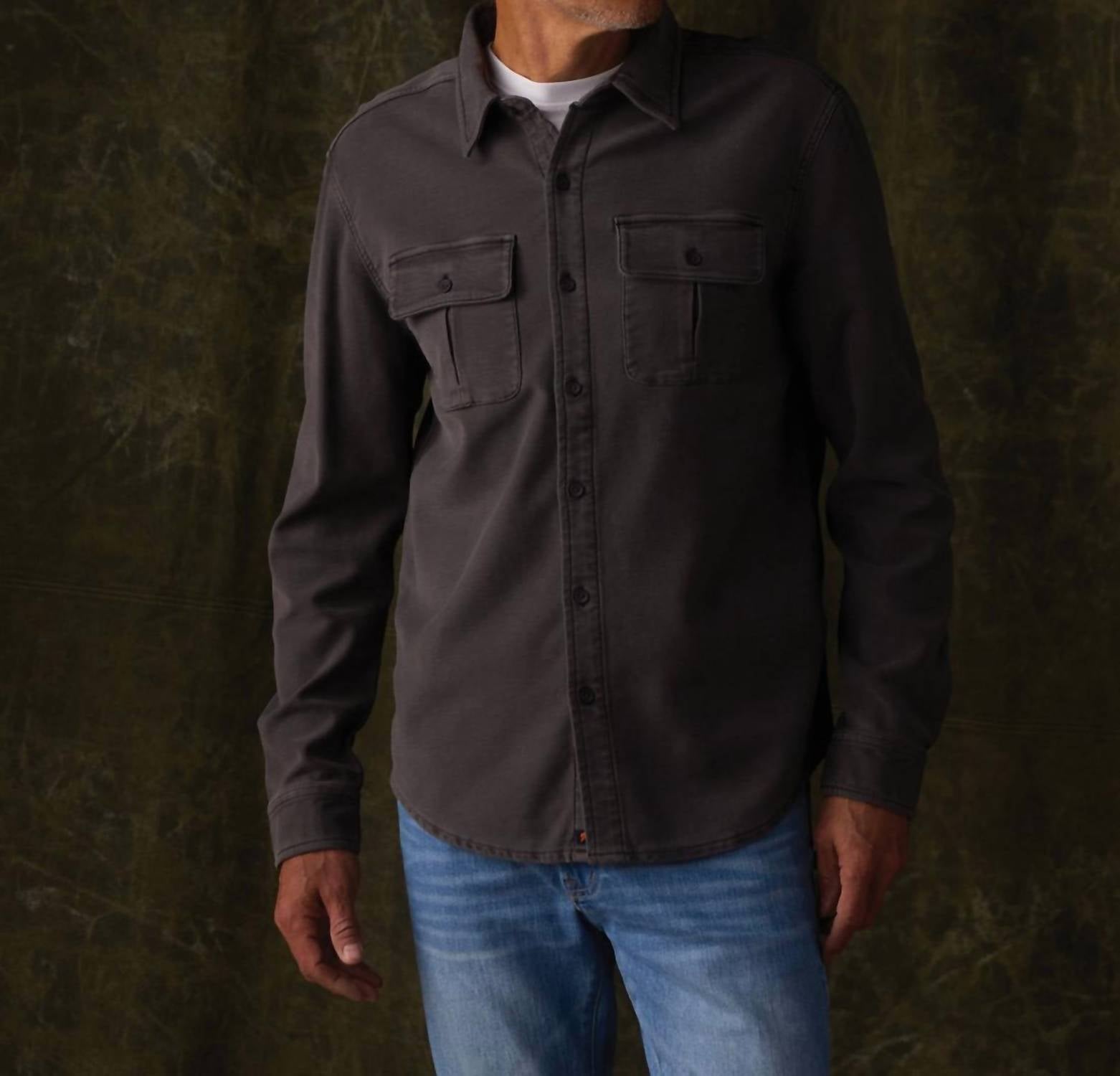 The Normal Brand - Tailored Terry Shirt Jacket