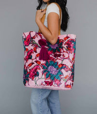 Panache Apparel - Women's Floral Tote Bag