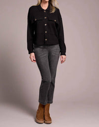 Tribal - Brushed Waffle Knit Shacket