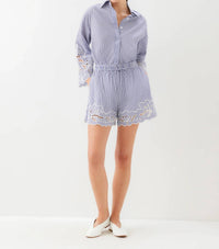 Fifteen Twenty - Women's Darcy Embroidered Shorts
