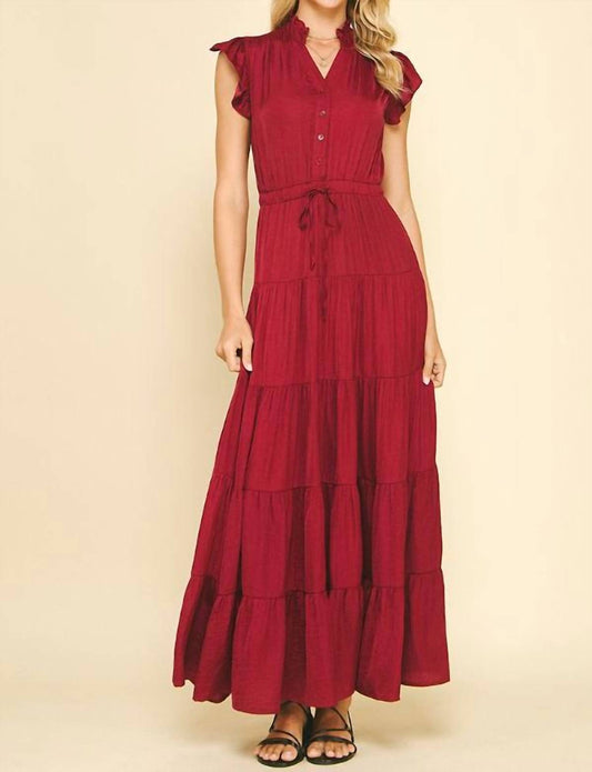 Pinch - Fall Sleeveless Maxi Dress