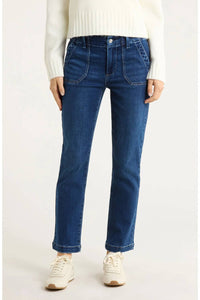 Paige - Maysilie Straight Ankle Jean