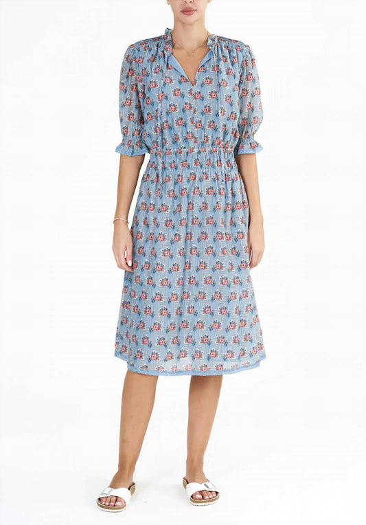 M.A.B.E. - Ara Print Midi Dress