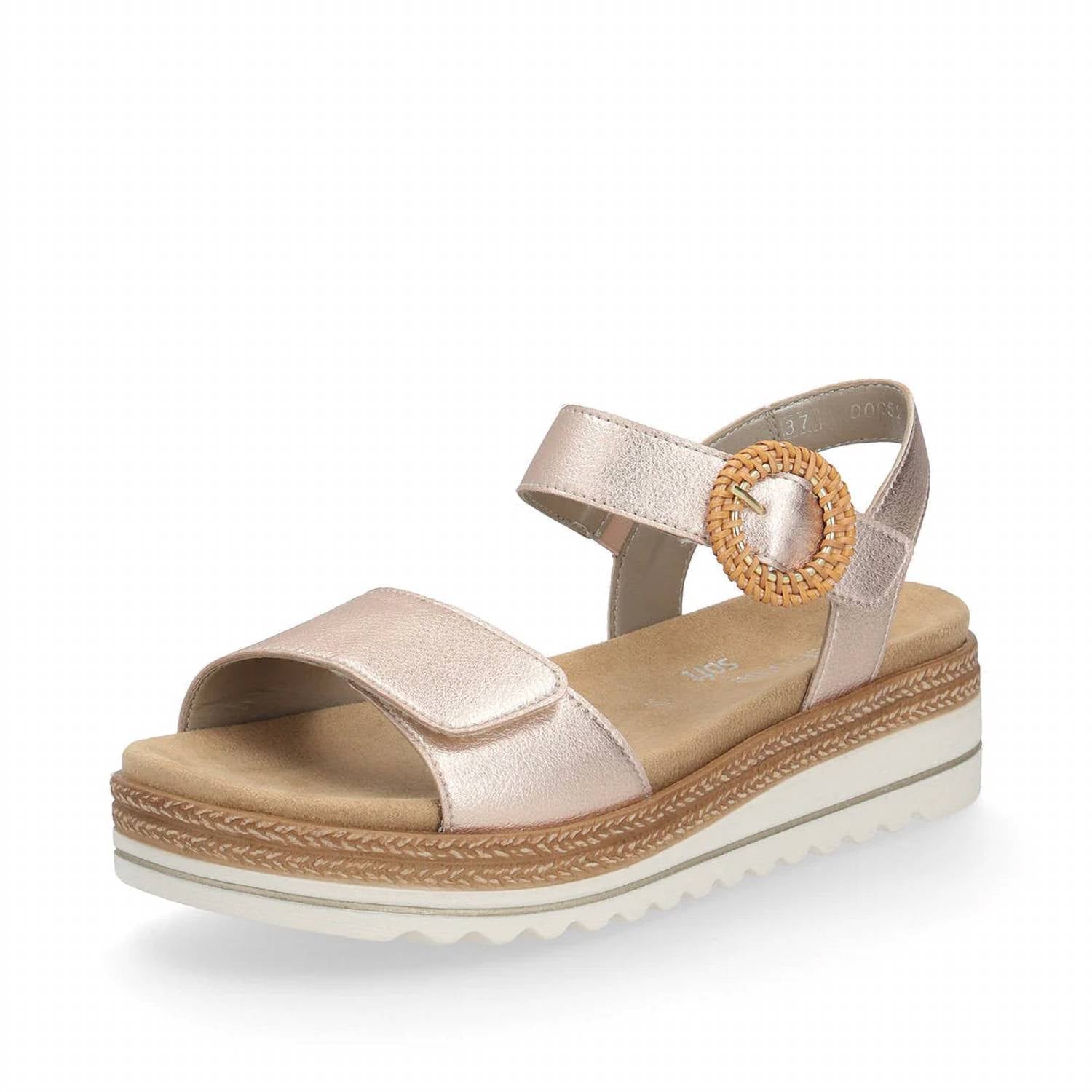 Remonte - Women's Jocelyn 52 Rattan Buckle Sandal