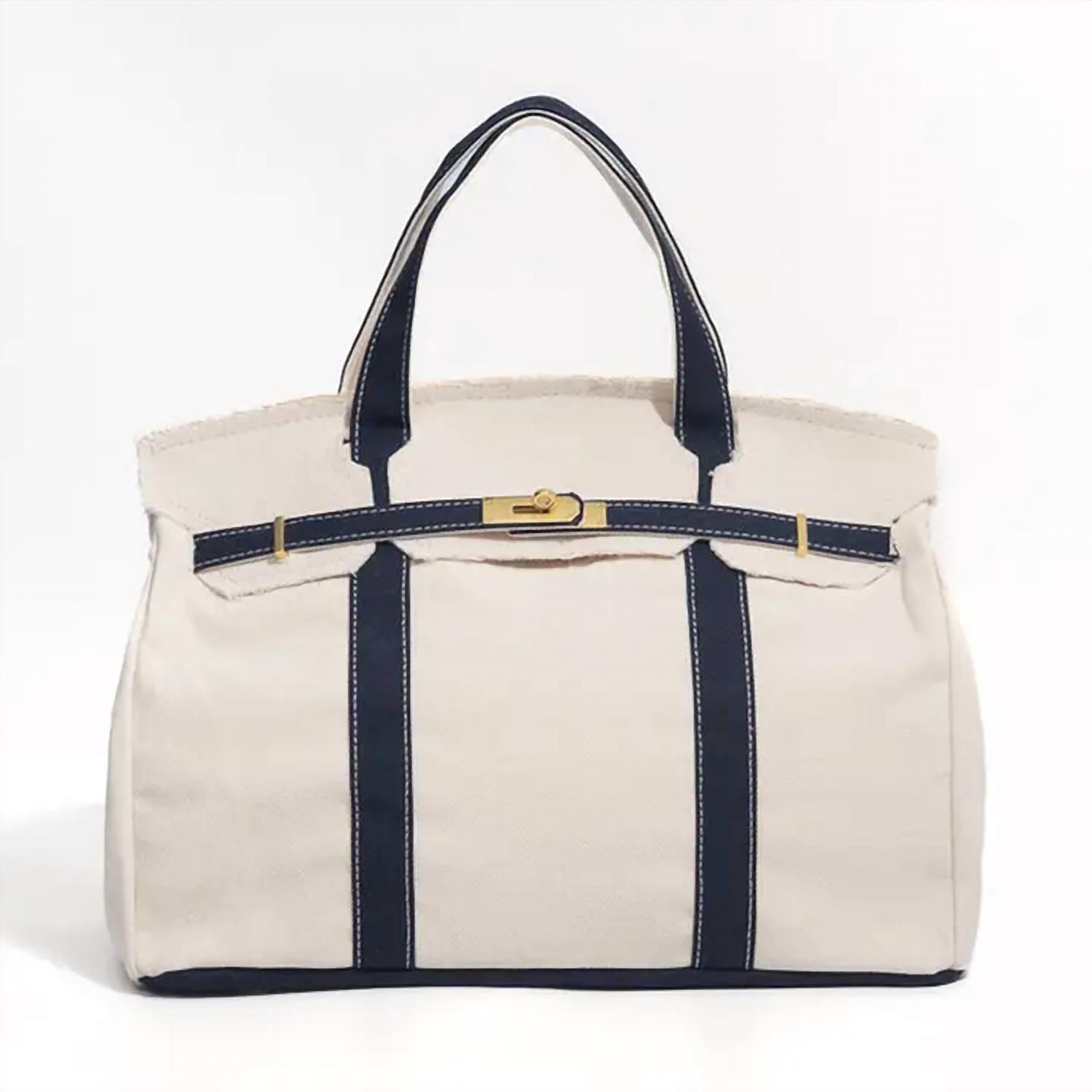 Boatkin - Canvas Tote Bag With Trim