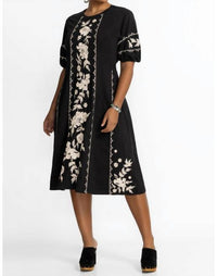 Johnny Was - WOMEN'S SEAMED KNIT DRESS CAMILLE PLUS