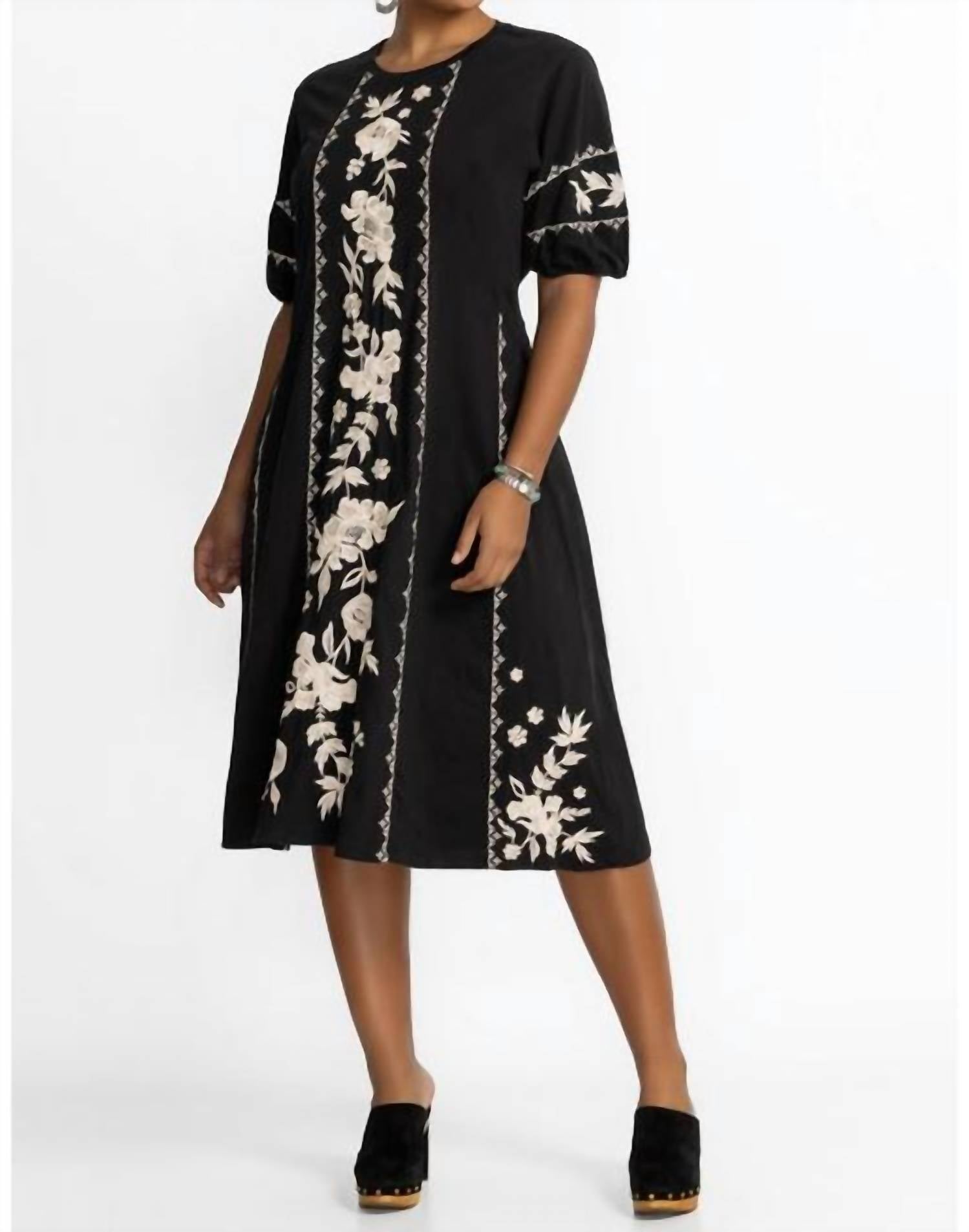 Johnny Was - WOMEN'S SEAMED KNIT DRESS CAMILLE PLUS