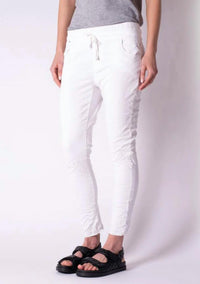Bianco - Textured Jogger Pants