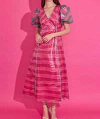 Alden Adair Jillian Midi Dress in ziggy lipstick - women's dress
