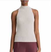 Vince - Metallic Mock Neck Tank