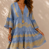 Mystery Resort - Asteria Embroidered Mini Dress