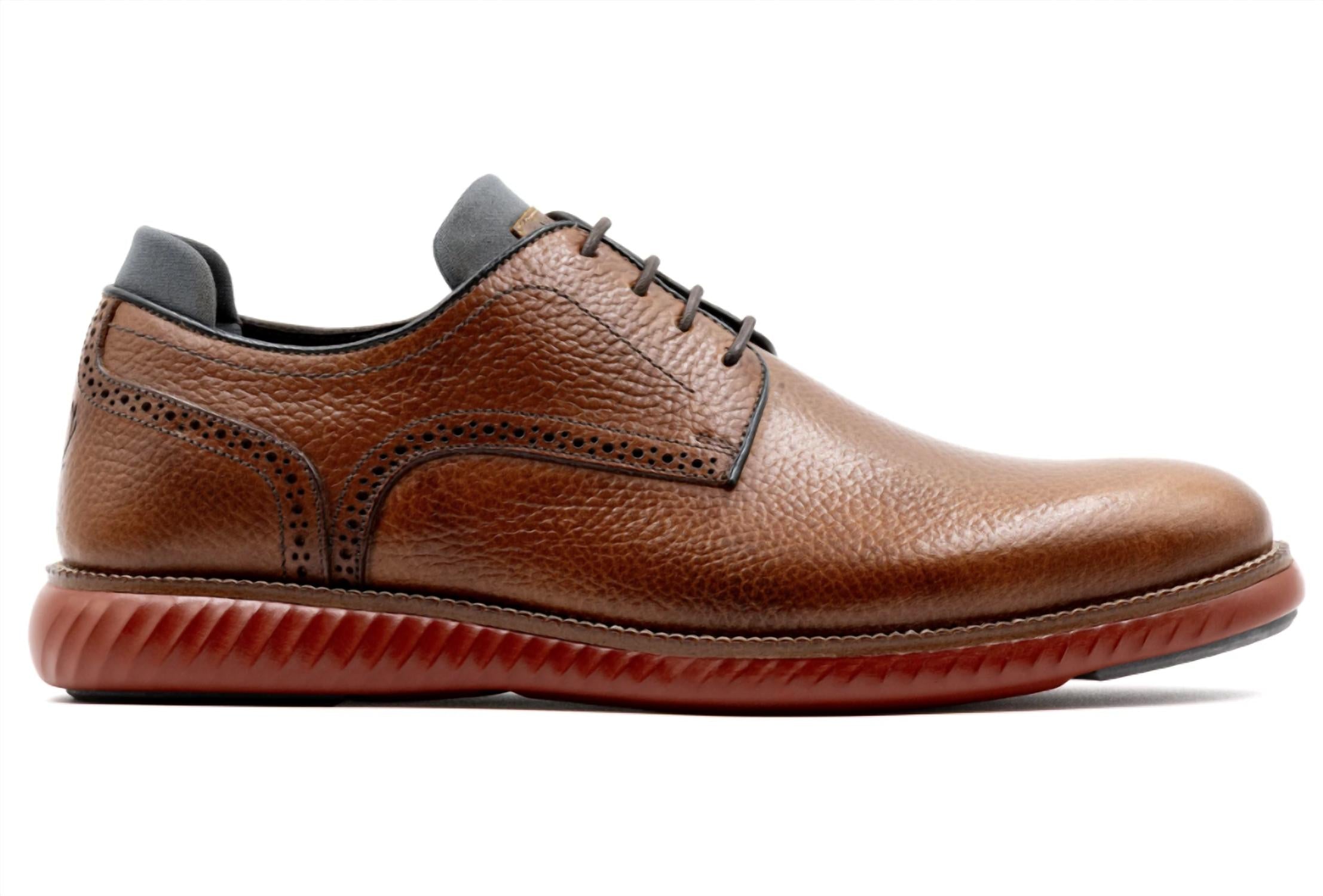 Martin Dingman - Men's Countryair Pebble Grain Leather Plain Toe Oxfords