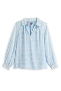 Vince Camuto - Collared Raglan Sleeve Blouse