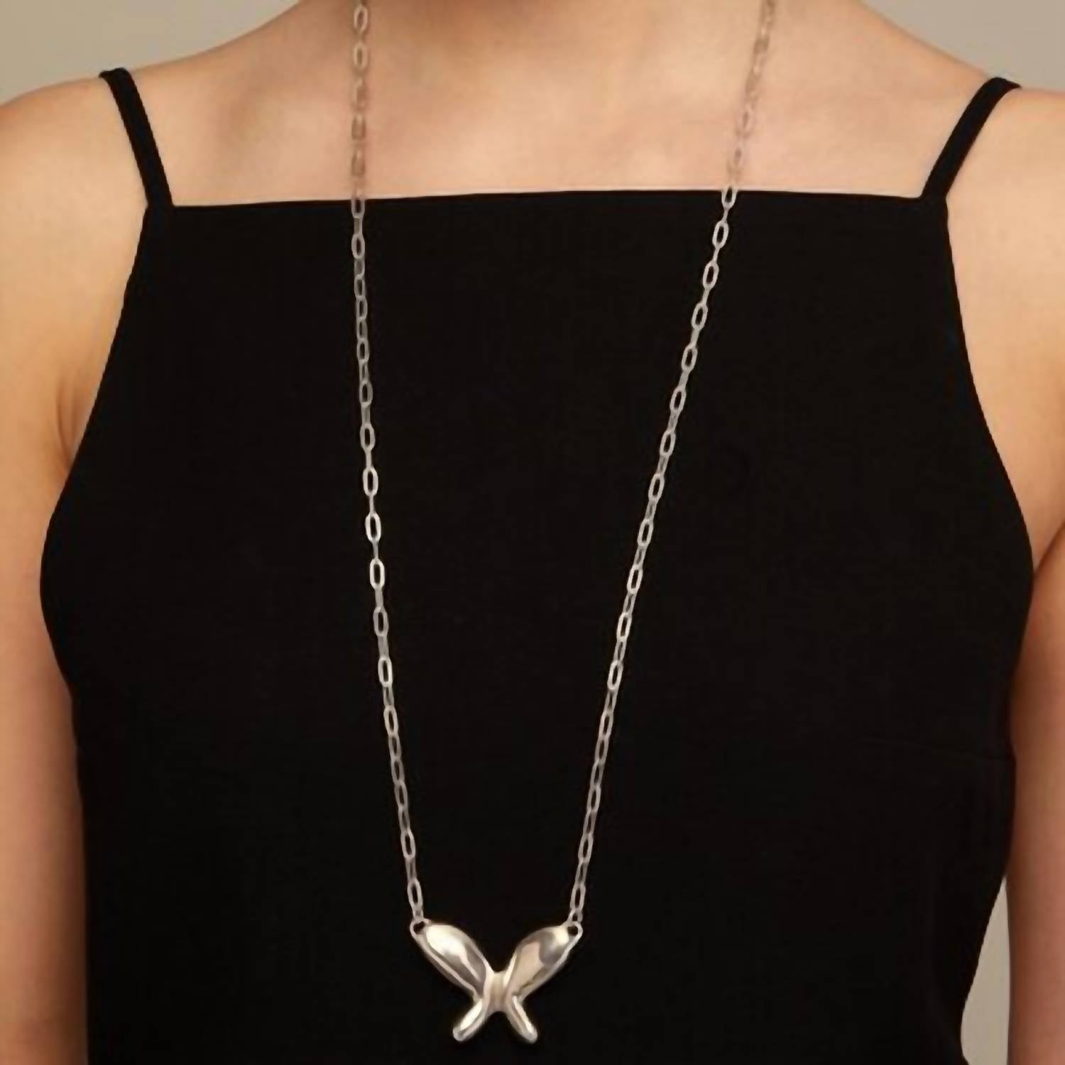 UNOde50 Women's Wings Necklace in silver - women's jewelry - view 5