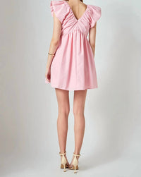 Endless Rose - Sydney Combo Bow Mini Dress