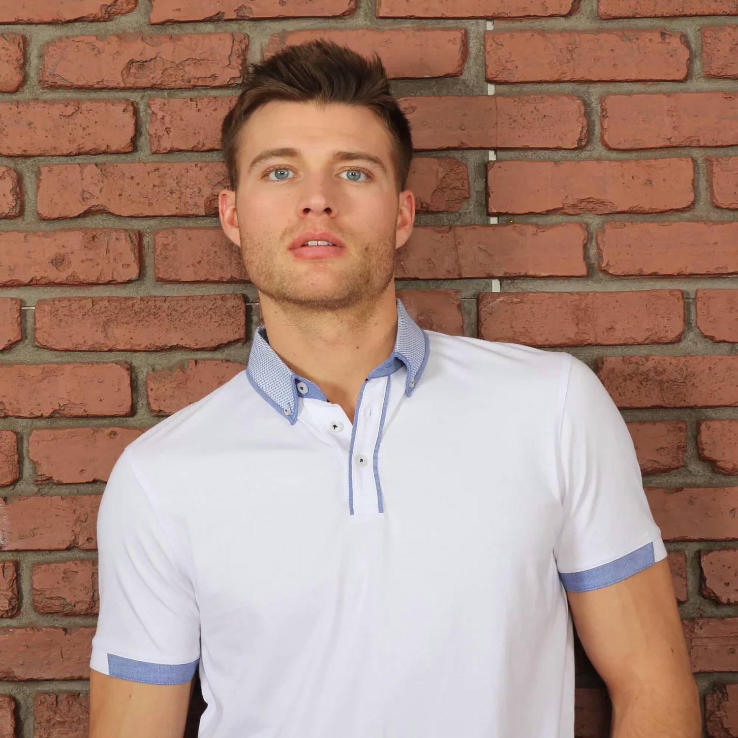 Eight X - Men's Polo Shirt With Trim
